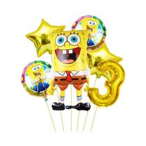 Conjunto De Balões Do SpongeBob Patrick Star 6 Peças Suprimentos Para Festa De Aniversário Balões De Conjunto De Balões Do SpongeBob Patrick Star 6 Peças Suprimentos Para Festa De Aniversário Balões De