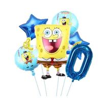 Conjunto De Balões Do SpongeBob Patrick Star 6 Peças Suprimentos Para Festa De Aniversário Balões De