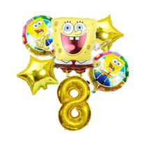Conjunto De Balões Do SpongeBob Patrick Star 6 Peças Suprimentos Para Festa De Aniversário Balões De Conjunto De Balões Do SpongeBob Patrick Star 6 Peças Suprimentos Para Festa De Aniversário Balões De