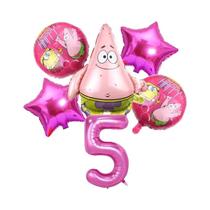 Conjunto De Balões Do SpongeBob Patrick Star 6 Peças Suprimentos Para Festa De Aniversário Balões De Conjunto De Balões Do SpongeBob Patrick Star 6 Peças Suprimentos Para Festa De Aniversário Balões De