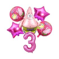 Conjunto De Balões Do SpongeBob Patrick Star 6 Peças Suprimentos Para Festa De Aniversário Balões De Conjunto De Balões Do SpongeBob Patrick Star 6 Peças Suprimentos Para Festa De Aniversário Balões De