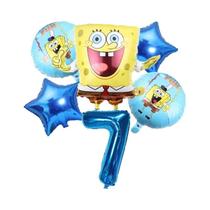 Conjunto De Balões Do SpongeBob Patrick Star 6 Peças Suprimentos Para Festa De Aniversário Balões De