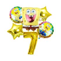 Conjunto De Balões Do SpongeBob Patrick Star 6 Peças Suprimentos Para Festa De Aniversário Balões De