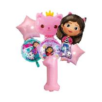 Conjunto De Balões Gabby Dollhouse Para Meninas, Decoração De Festa De Aniversário Infantil, Balões