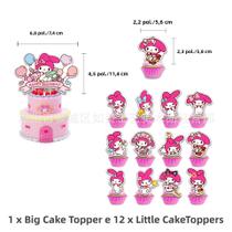 Conjunto De Balões Infláveis Sanrio Com Tema De Aniversário Com Banner E Decoração De Festa De