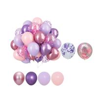 Conjunto De Balões Macaron Rosa E Roxo 31PCS Para Casamentos Aniversários Festas Internas E Externas Conjunto De Balões Macaron Rosa E Roxo 31PCS Para Casamentos Aniversários Festas Internas E Externas