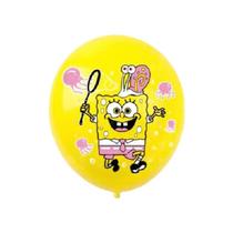 Conjunto De Balões Para Festa De Aniversário Infantil 10pcs Tema SpongeBob Patrick Star Balões De Conjunto De Balões Para Festa De Aniversário Infantil 10pcs Tema SpongeBob Patrick Star Balões De