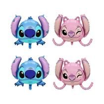 Conjunto De Balões Para Festa De Aniversário Infantil Lilo Stitch Em Papel Alumínio, Suprimentos