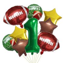 Conjunto de Balões para Festa JBCAONTIA Futebol 1º Aniversário