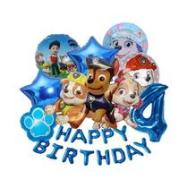 Conjunto De Balões PAW Patrol Para Crianças, Decoração De Aniversário Com Banner, Balões De Filme De