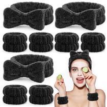 Conjunto de bandanas e pulseiras EIMMBD Face Wash para mulheres (9 unidades)