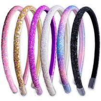 Conjunto de bandanas FROG SAC Glitter para meninas, 6 unidades