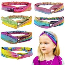 Conjunto de bandanas FROG SAC Mermaid para meninas 6 Metallic Rainbow
