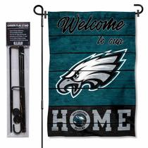 Conjunto de bandeiras de jardim WinCraft Philadelphia Eagles de dupla face