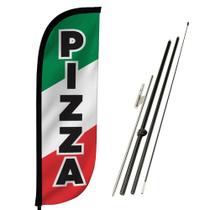 Conjunto de bandeiras de penas LookOurWay 1.5m Advertising Pizza Business Conjunto de bandeiras de penas LookOurWay 1.5m Advertising Pizza Business
