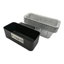Conjunto de Bandeja de Papel Alumínio e Copo de Gordura Firsgrill para Chapa Blackstone Conjunto de Bandeja de Papel Alumínio e Copo de Gordura Firsgrill para Chapa Blackstone