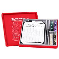 Conjunto de bandeja para dados AUSIIBTO Farkle com 24 dados perolados Conjunto de bandeja para dados AUSIIBTO Farkle com 24 dados perolados