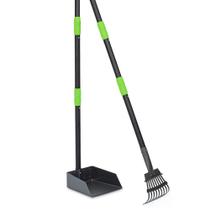 Conjunto de bandejas e ancinhos de metal Pooper Scooper Niubya para cães