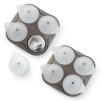 Conjunto de bandejas Ice Ball Final Touch de 1,5" de fusão lenta sem BPA