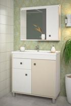 Conjunto de Banheiro Berton Gales 0,80cm br/Nude