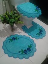 Conjunto de Banheiro em Crochê