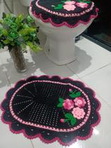 Conjunto de Banheiro em Crochê