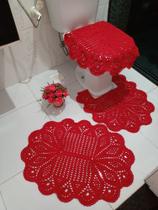 Conjunto de Banheiro em Crochê