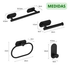 Conjunto De Banheiro Escovado, Toalheiro 4 Peças Conjunto De Banheiro Escovado, Toalheiro 4 Peças