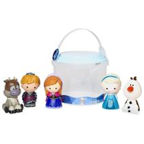 Conjunto de banho Disney Store Frozen Girl Kids com 5 bonecos