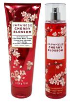 Conjunto de Banho e Corpo Bath & Body Works - Aroma de Cerejeira Japonesa - 240ml