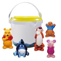Conjunto de banho oficial Winnie The Pooh Kids da Disney Store com balde