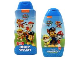 Conjunto de Banho Spin Master Paw Patrol - Shampoo e Sabonete Líquido para Crianças