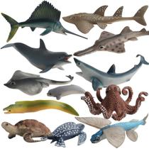 Conjunto de banho Toys Fantarea Ocean Sea Marine Animal Figures (12 unidades)