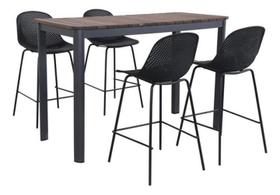 Conjunto De Bar 5 Pecas Com 4 Banquetas E Mesa Importado