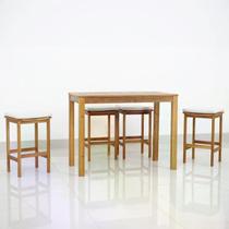 Conjunto De Bar De Madeira