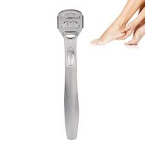 Conjunto de barbeador Callus File para pedicure em aço inoxidável prateado