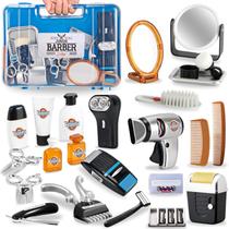 Conjunto de barbearia Pretend Play Toy Liberty Imports com 24 unidades