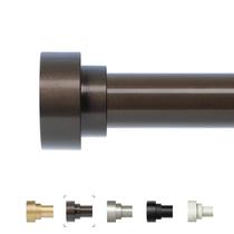 Conjunto de barras de cortina hei! Dear Bronze 122-213cm ajustável Conjunto de barras de cortina hei! Dear Bronze 122-213cm ajustável