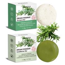 Conjunto de barras de shampoo e condicionador DBEAUTYM Rosemary, pacote com 2