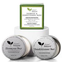 Conjunto de barras de shampoo e condicionador /liv/ Nature Tea Tree Conjunto de barras de shampoo e condicionador /liv/ Nature Tea Tree