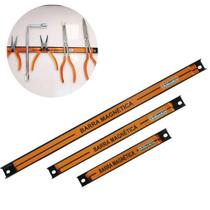 Conjunto de Barras Magnéticas 3 Peças para Ferramentas Suporte Organização Imã 20, 30 e 45 cm Conjunto de Barras Magnéticas 3 Peças para Ferramentas Suporte Organização Imã 20, 30 e 45 cm