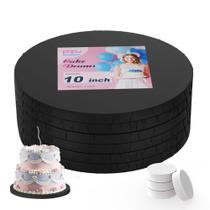 Conjunto de base para bolo e tábua de assar POPUPARTY de 10 polegadas (pacote com 6)