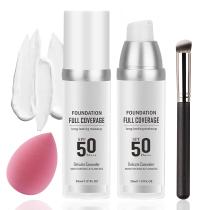 Conjunto de base XMXueMei que muda de cor com pincel e esponja