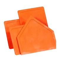 Conjunto de Bases Dick Martin Sports em Borracha Laranja para Lançamento