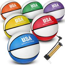 Conjunto de basquete Libima, 6 peças, tamanho 5, borracha, interior e exterior