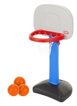 Conjunto de Basquete Little Tikes Easy Score Azul - 3 Bolas - 1,5 a 5 Anos