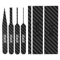 Conjunto de bastões de lixar estédi de fibra de carbono de 7 peças para modelo Hobby