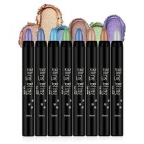 Conjunto de bastões de sombra VolksRose 8 cores Shimmer Waterproof Conjunto de bastões de sombra VolksRose 8 cores Shimmer Waterproof