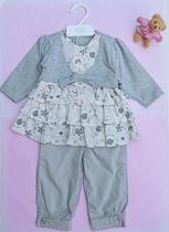 Conjunto de bata + calça esporte fino
