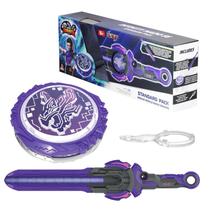 Conjunto de batalha Battling Toys INFINITY NADO com lançador de espadas